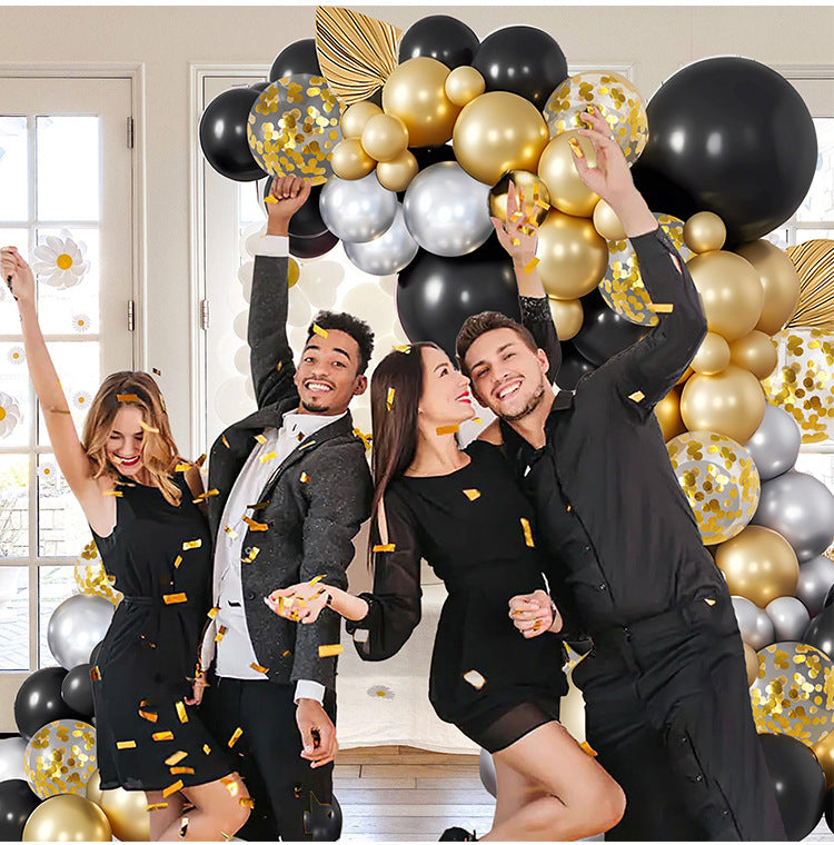 Birthday balloon decoration, party set, sensory scene supplies, anniversary celebration arch balloon chain